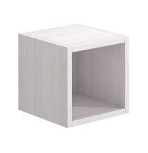 Meyvaser Mueble de salón y TV Conjunto muebles de salón apilable 196 Cm Ancho Color Madera y Blanco