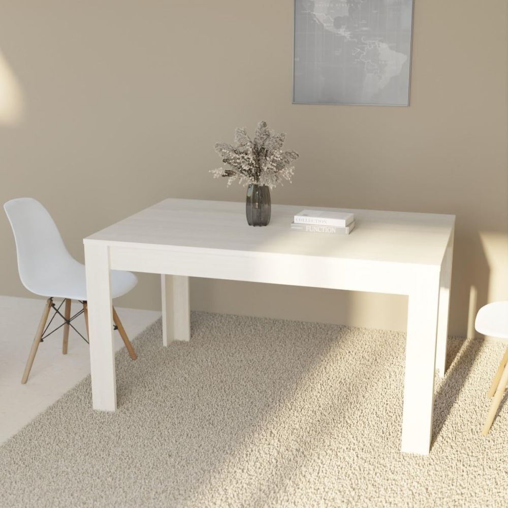 Mesa de Comedor, Mesa de Salón Fija, Color Andersen Pino
