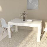 Mesa de Comedor, Mesa de Salón Fija, Color Andersen Pino