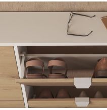 Mueble Zapatero - Almacenamiento Elegante y Práctico | 97,4 x 116,8 x 20 cm (alto x ancho x fondo)